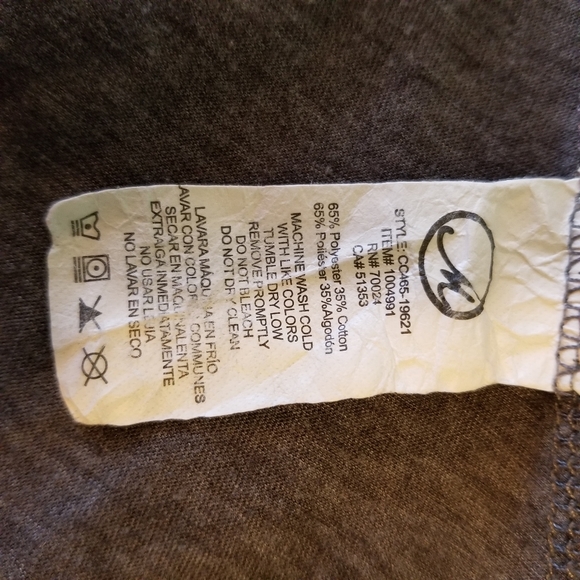 Mododoc Soft Gray/white Floral High-low Hem - Picture 5 of 5